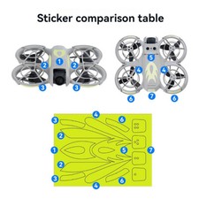 Glow-in-the-dark Stickers Flying Night Flight Glowing Accessory For DJI NEO
