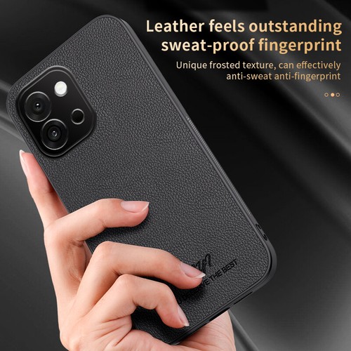For OnePlus 13T, Luxury Business Retro Leather Soft Rubber Magnetic Case Cover - Picture 13 of 21