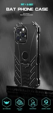 R-JUST Bat Metal Shockproof Alu Outdoor Case Cover fr iPhone 13 14 15 16 Pro Max
