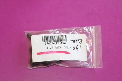 Five Pack Rubber Valve Stems. Part TR-412. Acquired from a closed dealership.