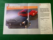FORD SCORPIO & XR4I TI  USA MARKET 1987 POSTER ADVERT A4 X 2 FILE N