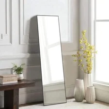 16"x59" Full-length Floor Mirror Large Wall Bedroom Stand Alloy Frame Mirrors