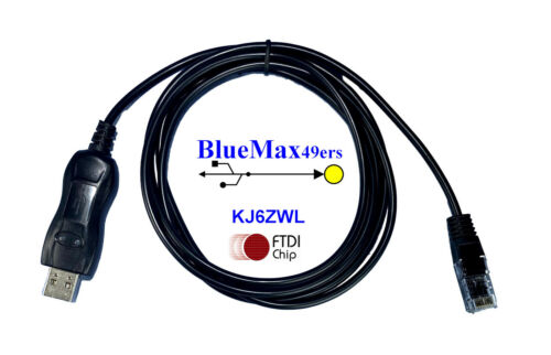 FTDI USB Programming Cable Kenwood TM-271 TM-281 TM-471 TM-481 + MCP-1A + KPG-46 - Afbeelding 1 van 3