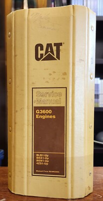 CAT G3600 CATERPILLAR ENGINE SERVICE MANUAL | eBay