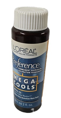 L'Oreal technique Preference permanent hair color; 2fl.oz; Mega Cools;