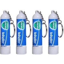 Vicks Inhaler Nasal Vapor Fast Sinus Relief for Stuffy Nose & Congestion 4-Pack