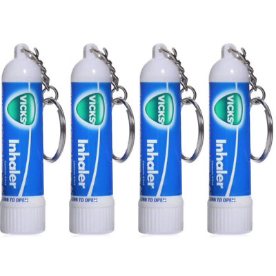 Vicks Inhaler Nasal Vapor Sinus Relief Stuffy Nose & Congestion 0.02oz/0.5ml 4pk