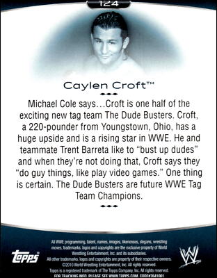2010 Topps Platinum WWE #124 Caylen Croft X-Fractor | eBay