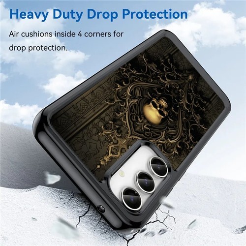 Victorian gothic pattern Anti wear Case For Samsung A15 A16 S23 S24 S25 Ultra FE - 第 24/25 張圖片