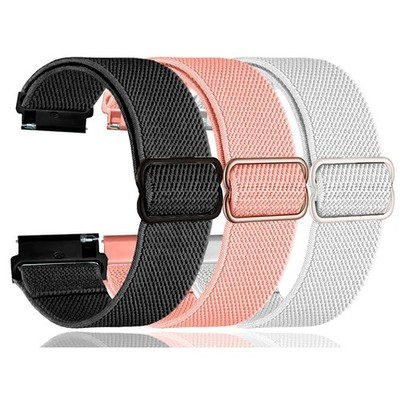 Xininyia Nylon Stretch Bands Compatible for Tozo S8 Smart Watch Medium, 3pack 