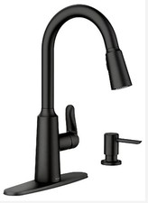 Moen Edwyn One-Handle High Arc Pulldown Kitchen Faucet - Matte Black