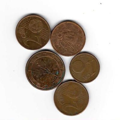 5 Different Coins from the E U