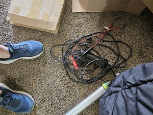 4 Foot Fluorescent Geen With Approx 15 Foot Cord 12 Volt Dc Battery Hook Up...