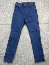 Wrangler Jeans Women Cowboy Cut Straight Leg Dark Wash Outdoors/Rodeo Size 13x36