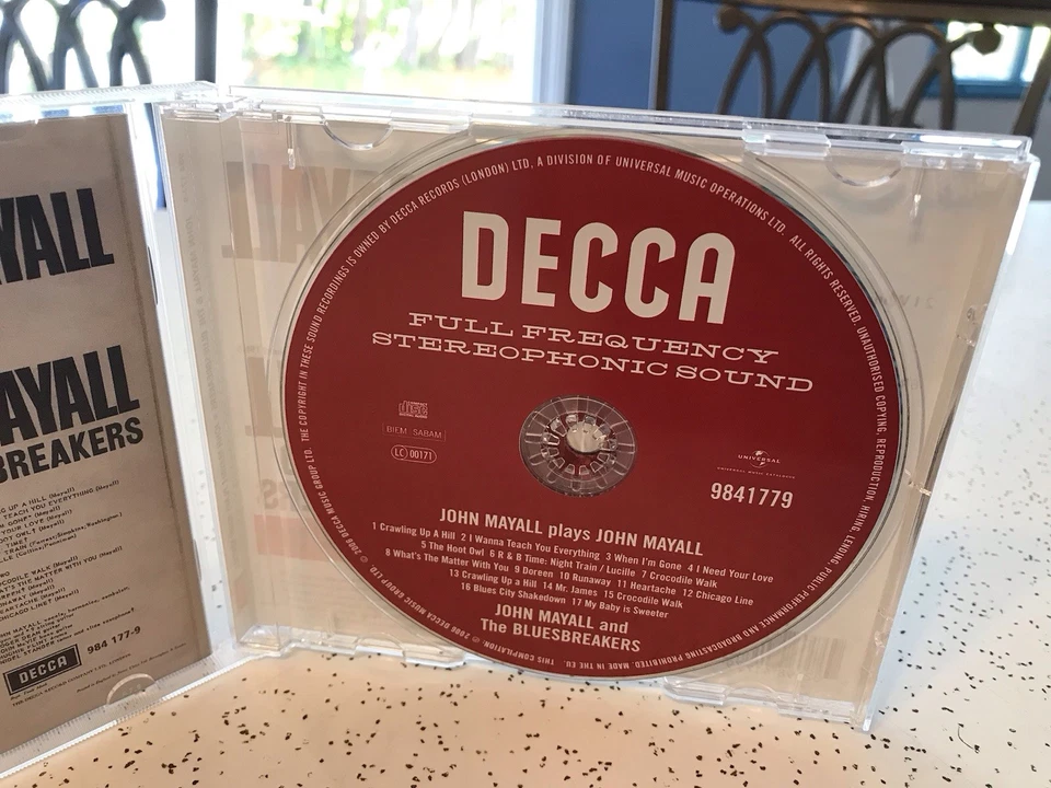 John Mayall Cd John Mayall Plays John Mayall Recorded Live At Klooks Kleen VG+ Foto 4 de 4