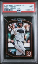 2025 Topps Flagship Black Costco Exclusive Trey Sweeney /10 Detroit Tigers PSA 9