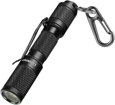 Tool AAA Waterproof Flashlight, 130 Lumens, IPX-8, TIR Lens, 3 Output Modes, Mem