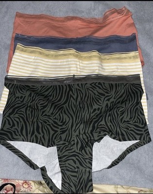 Lot Of 4 Joy spun Boyshort Panties Size XL Multi Color