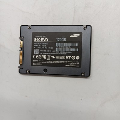Samsung 840 EVO 120GB 2.5'' SSD MZ7TE120HMGR MZ-7TE120 Internal Drive