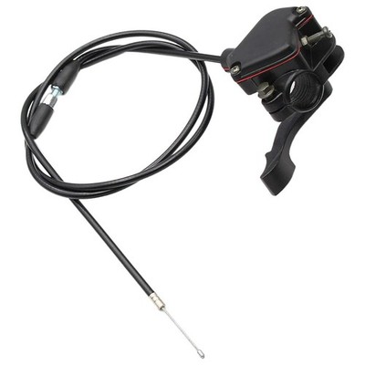 22mm Thumb Throttle Accelerator Brake Lever Cable For 50-250cc ATV Quad Go Kart