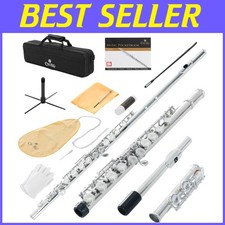 Nickel Silver Student Flute - Double Bladder Pads