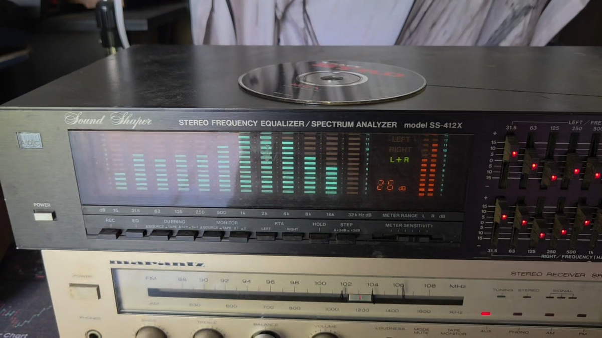 Buy ADC Sound Shaper Ss-412x Stereo Frequency Equalizer Spectrum