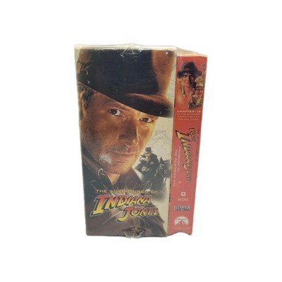 The Adventures of Indiana Jones VHS Boxed Trilogy w/ Bonus Peacock s Eye Sealed