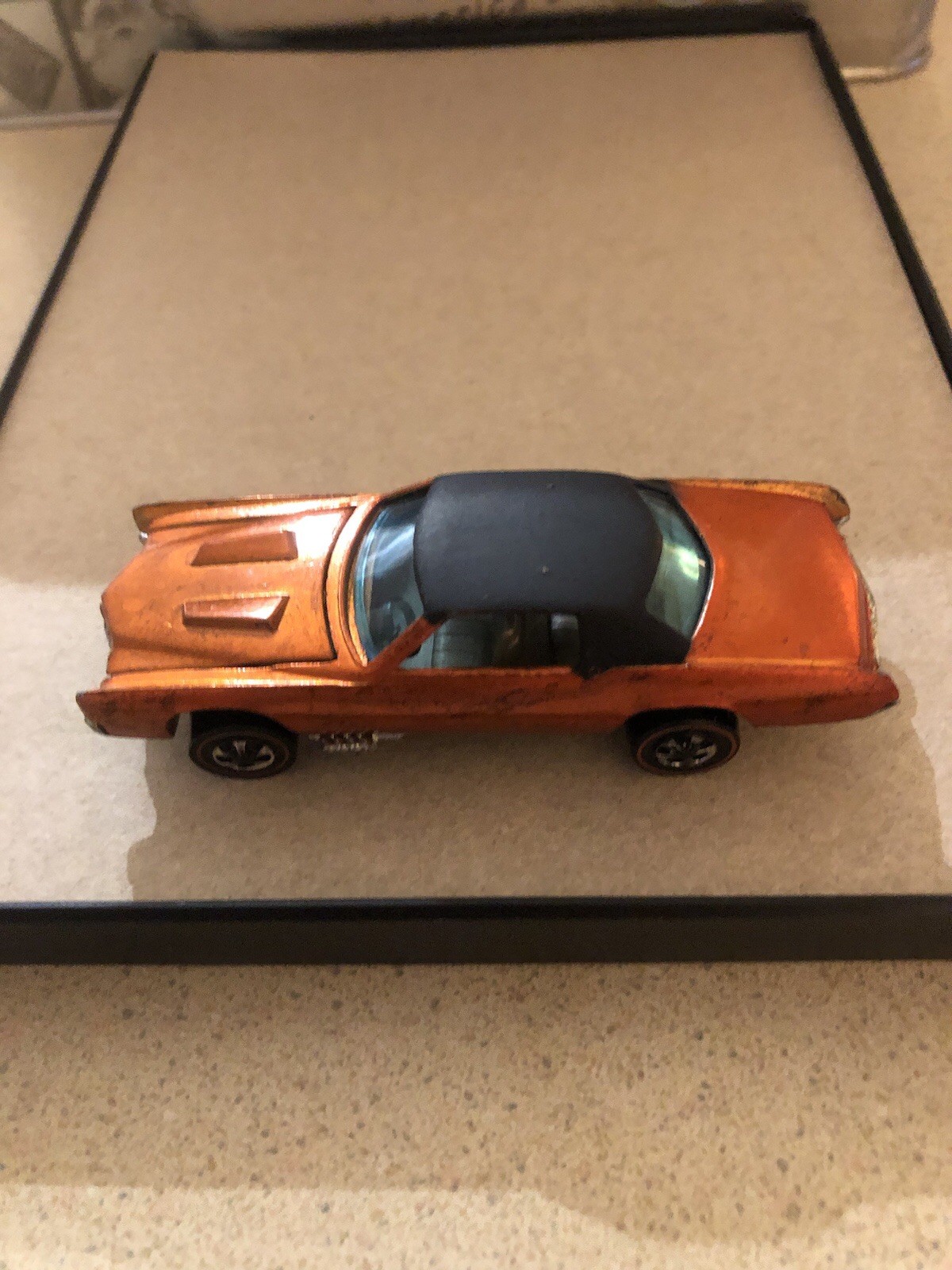 Hot Wheels redline Custom Eldorado HK  Orange rare color