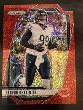 2024 Panini Prizm Rookies Gervon Dexter Sr #54 Red Sparkle Parallel (RC) SP