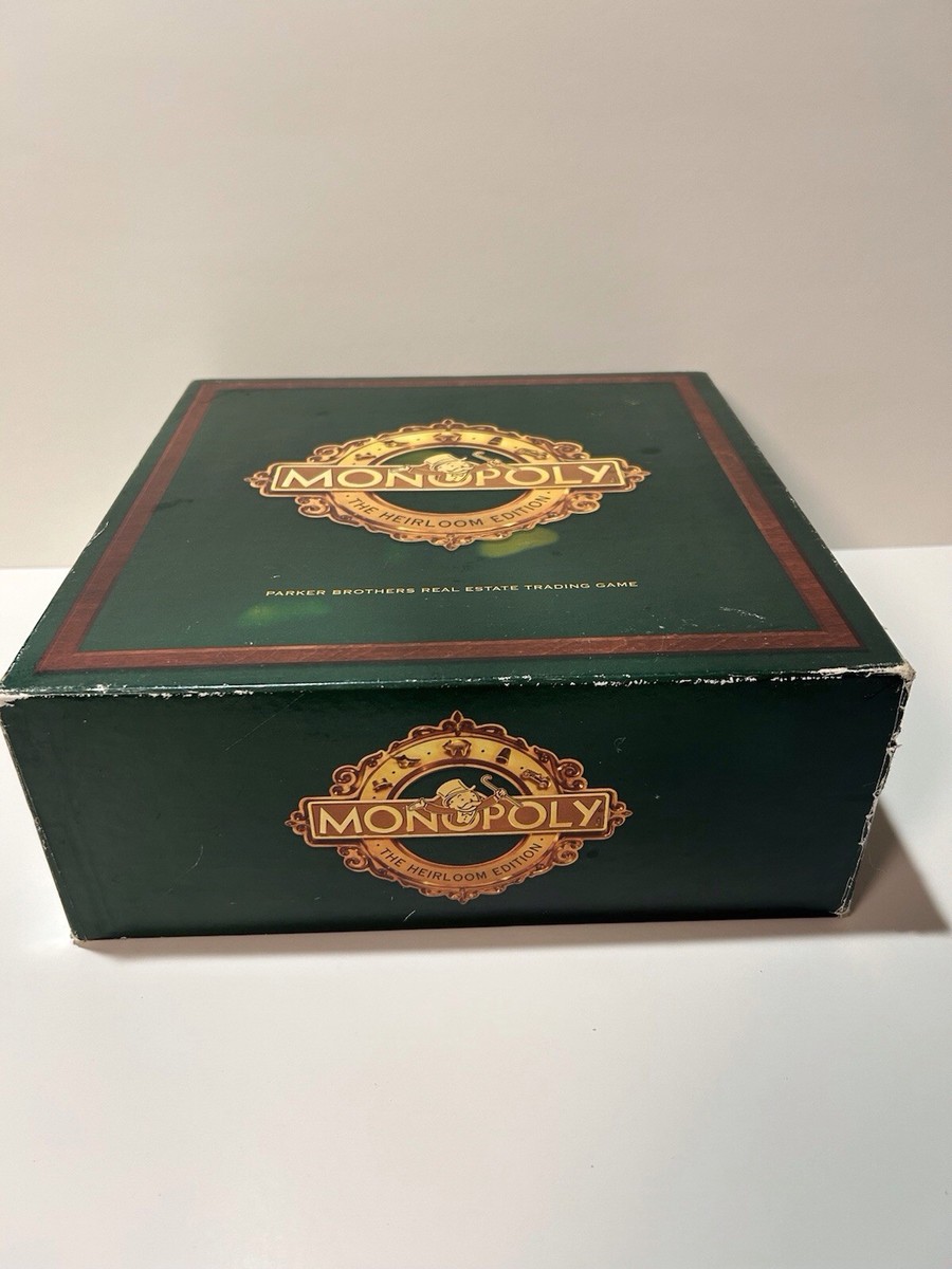 Monopoly The Heirloom Edition Wooden Box Parker Brothers
