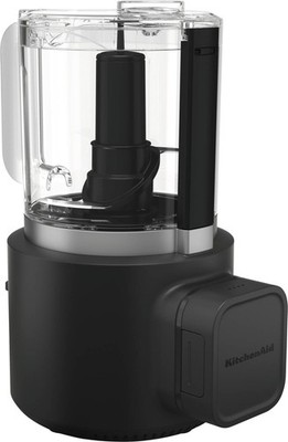 Kitchenaid Go Cordless Zerkleinerer 5KFCR531BM Mixer Mattschwarz + Akku