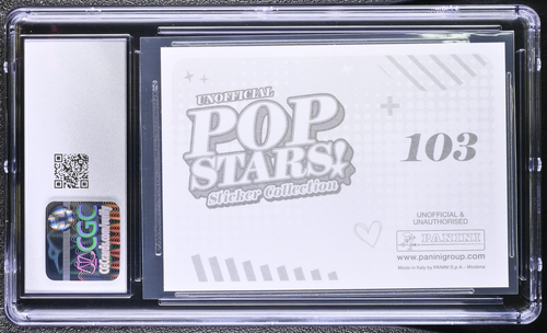 Billie Eilish 2025 Panini Pop Stars! Stickers #103 CGC 9 Mint - Picture 3 of 4