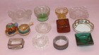 12 Different Open Salt, Cellars, Dips, Various Shapes Colors Sizes Lot  #2 — photo 1