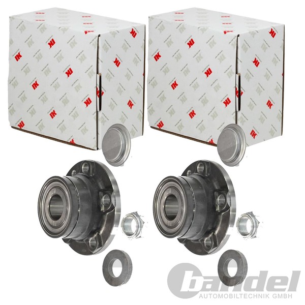 2X NK RADLAGER-SATZ Hinten Passend FÜR Fiat Doblo Opel Combo Links+Rechts |-image