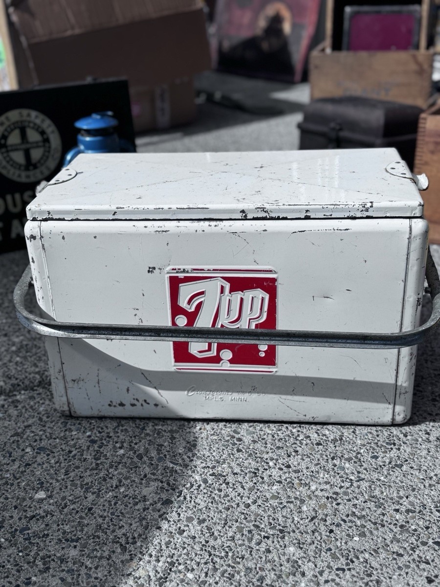 vintage 7up cooler Antique Box | eBay