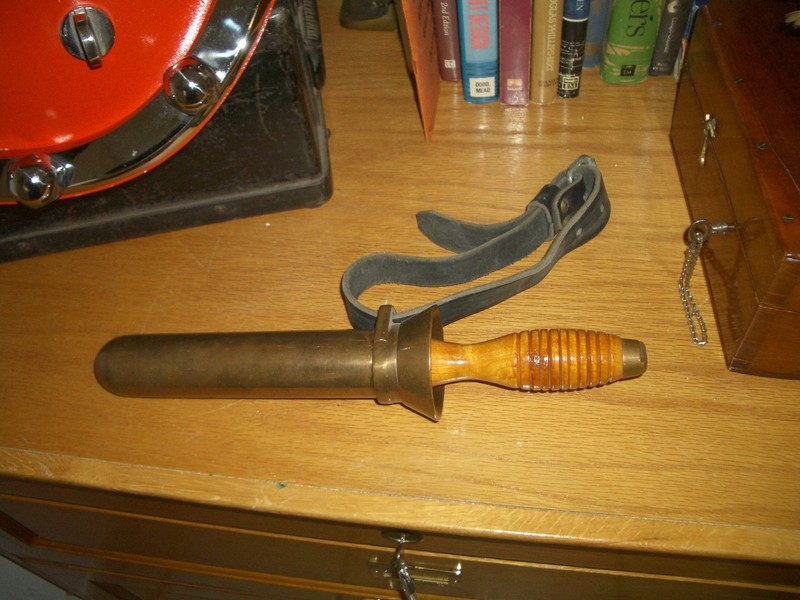 Mark V Diving Helmet Bronze Knife