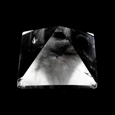 Bergkristall Pyramide glasklar Ø 60 mm / 56 g AAA - Qualität aus Brasilien
