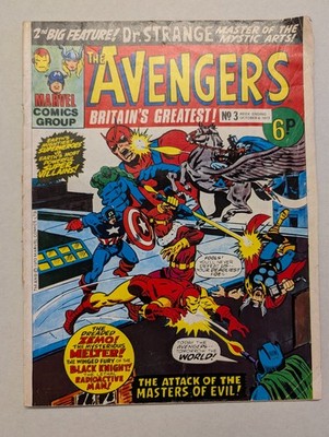 The Avengers No. 3, October 6th 1973, Marvel UK Comic
