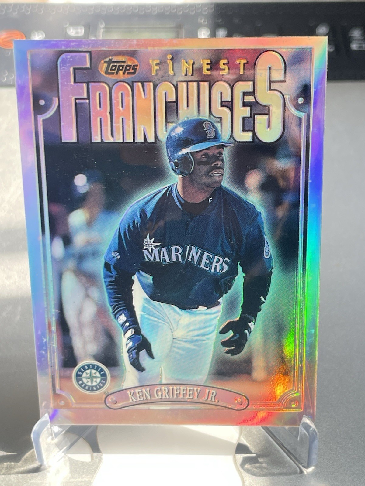 1996 Finest Franchises Silver Refractor #305 Ken Griffey Jr. Rare Mariners Card