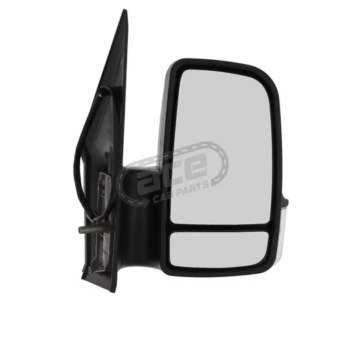 Manual Short Arm Wing Door Mirror VW Crafter Van 2006-2017 Indicator Right Hand