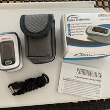 Fingertip Pulse Oximeter Blood Oxygen Saturation Monitor SpO2 with Pulse Rate...