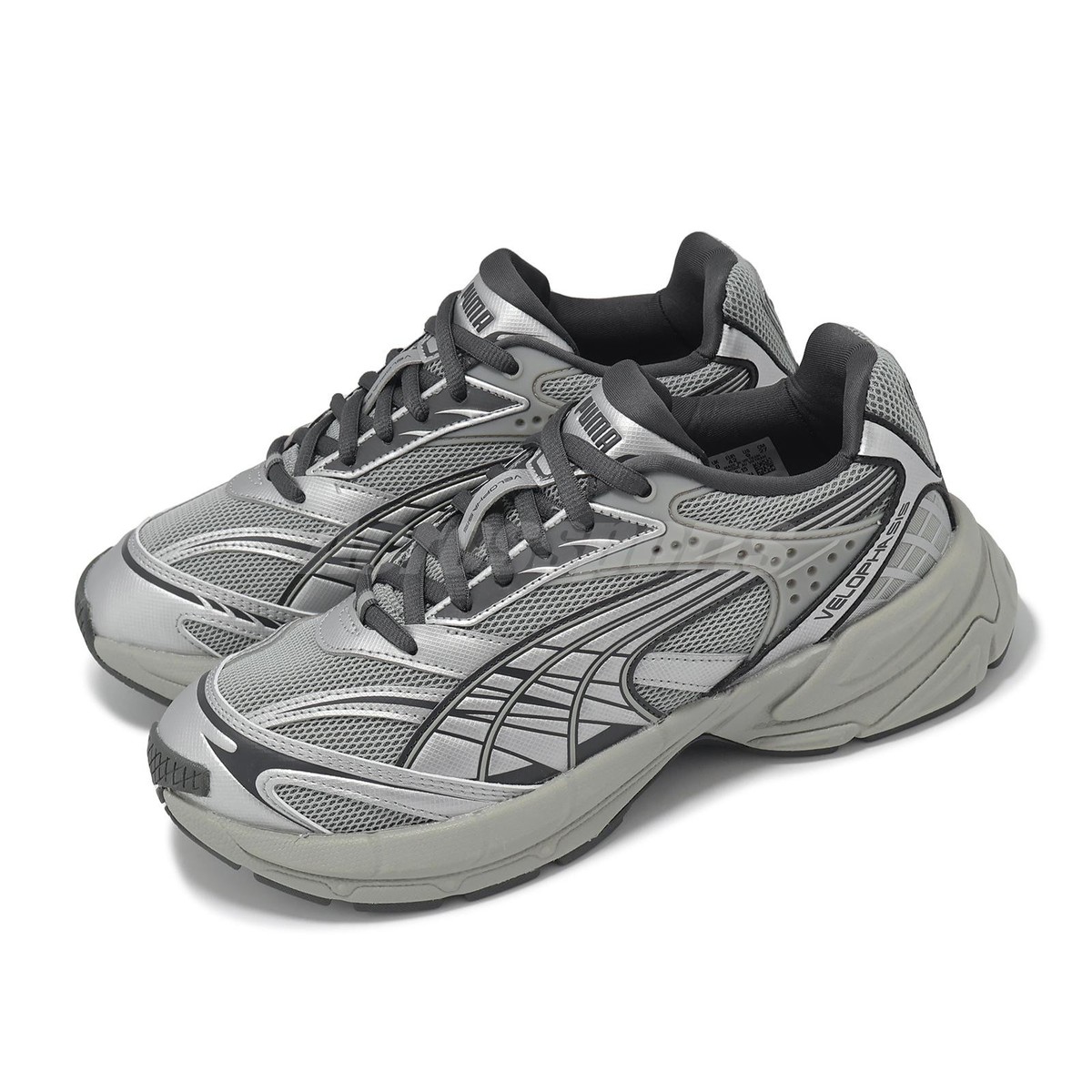 Puma Velophasis Always On Gray Silver Men Unisex Casual Lifestyle