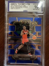 2023-24 Panini Select - Concourse Amen Thompson #96 Blue (RC)