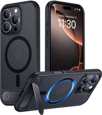 Temdan Magnetic Compatible with iPhone 16 Pro Max Case, Built-in Invisible Ki...