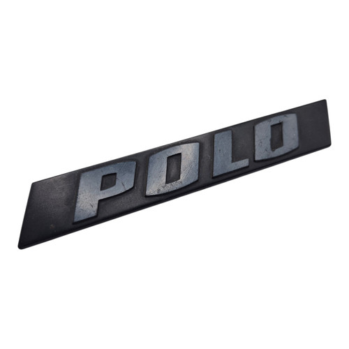 Original VW Polo 86C Emblem Schriftzug Heckklappe Schwarz 861853745B Vintage