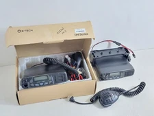 E-Tech IM101 Two Way Mobile Radios w/ Mics Lot of 2 - Tested for Power Only!