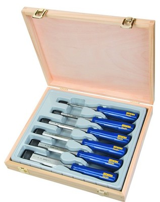 Marples Irwin M444 Blue Chip Bevel Edge Chisel - Set of 6