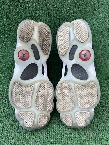 Jordan 6 Rings Black White Gum Red 323419-064 GS Size 6Y Pre-owned No Box - Picture 3 of 18