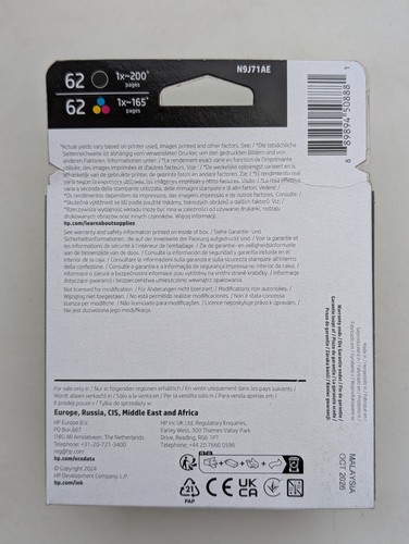 Cartouche HP Pack 62 - Photo 2/2