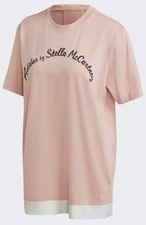 Adidas by Stella McCartney Logo T-Shirt Size-M Pink Spirit